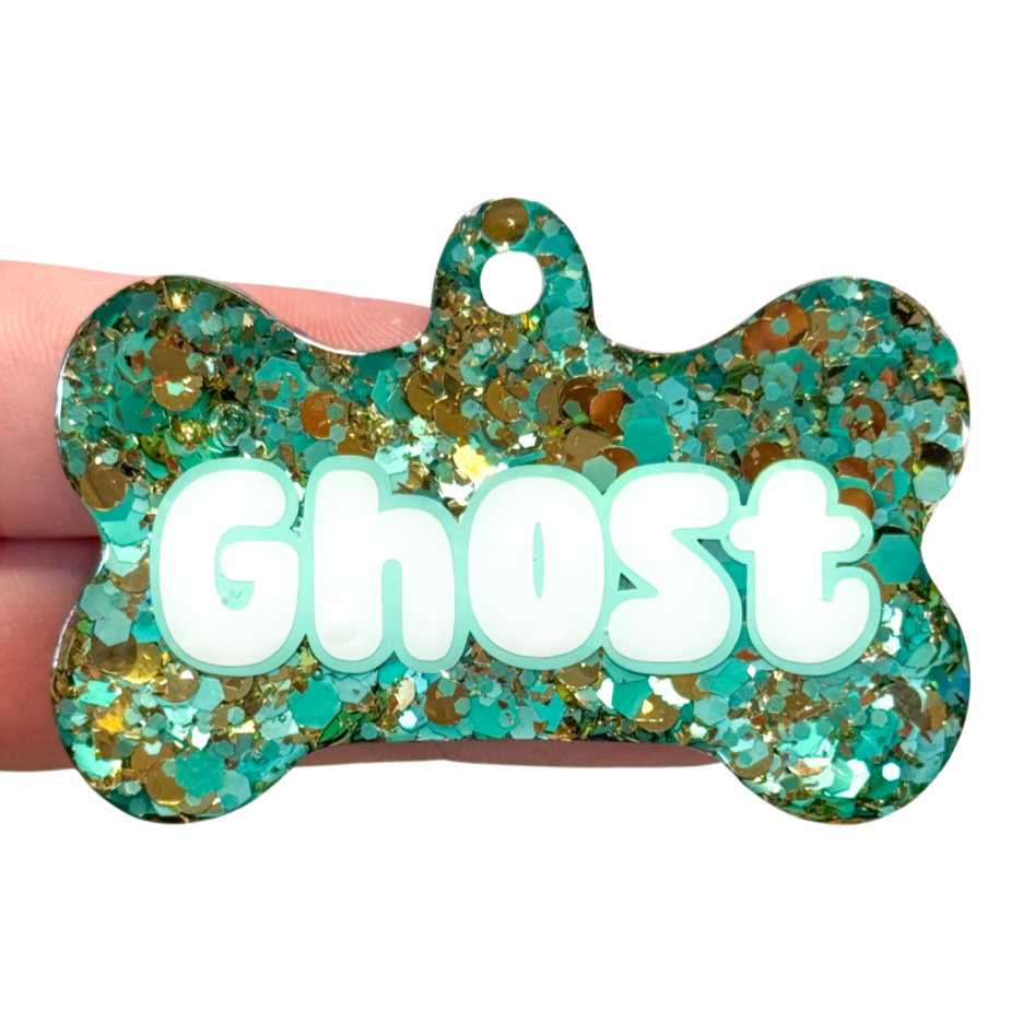 Jasmine Glitter Tag