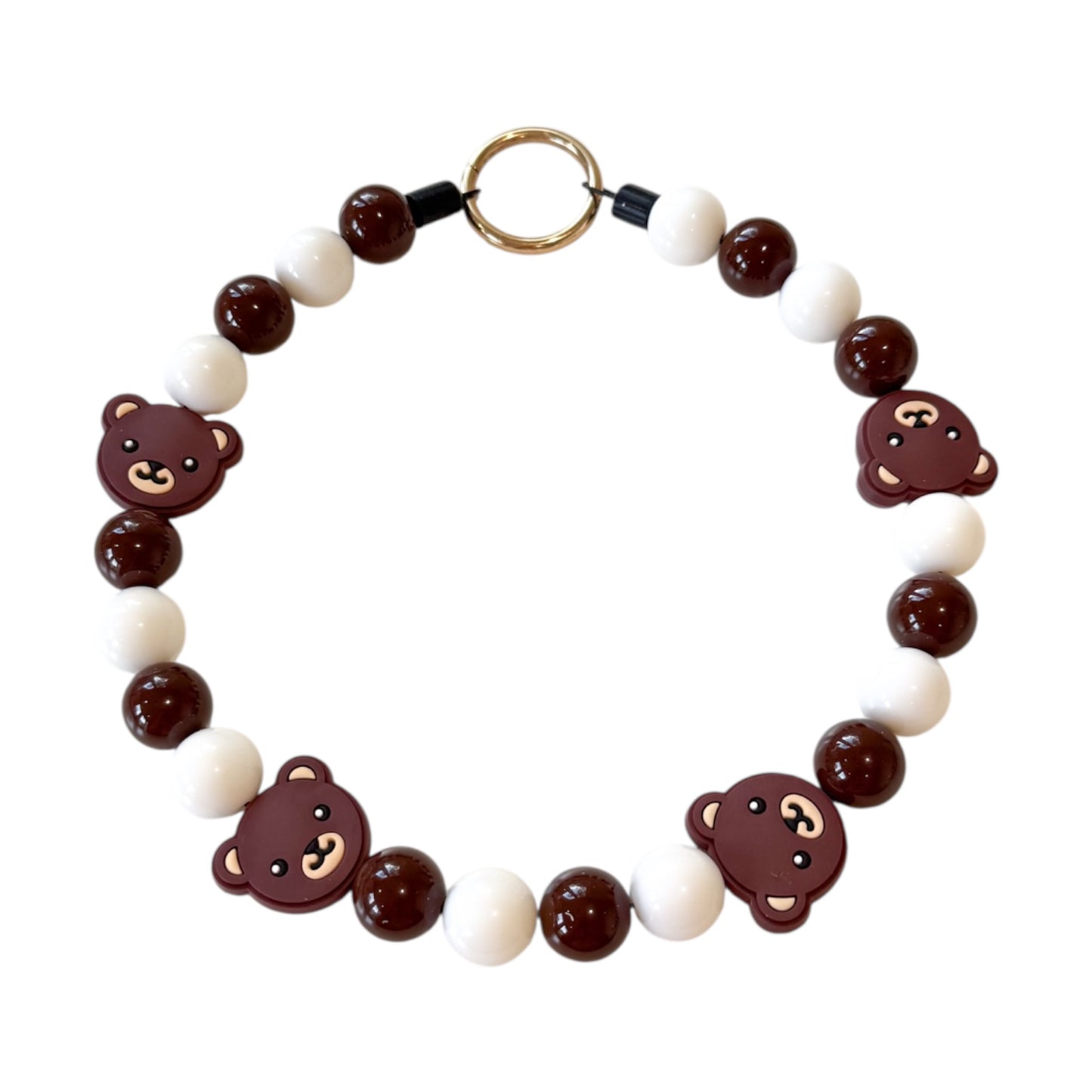 Beary Cute Beaded Collar