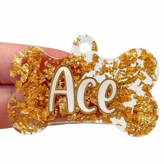 Gold Flake Tag
