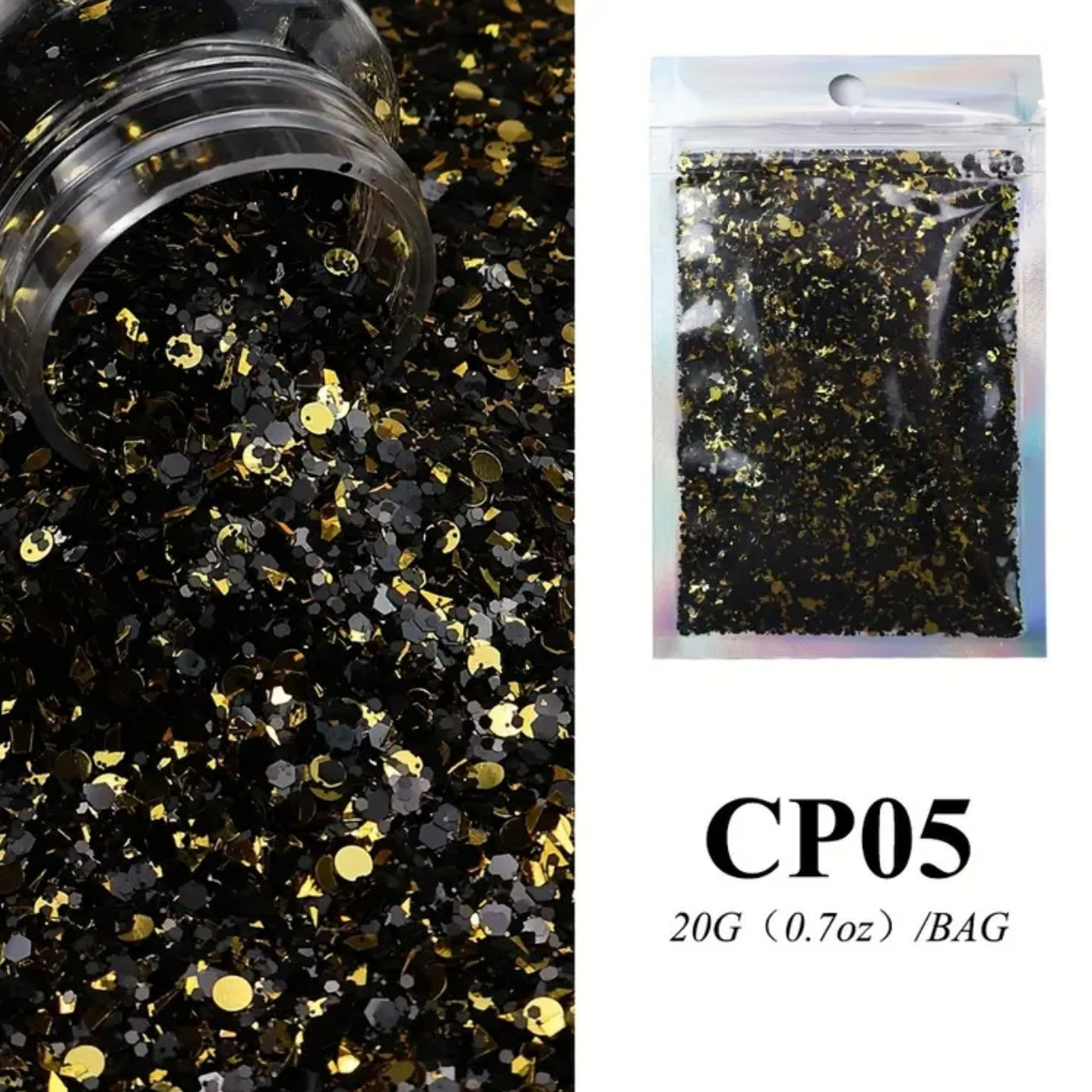 Black & Gold Mix Tag