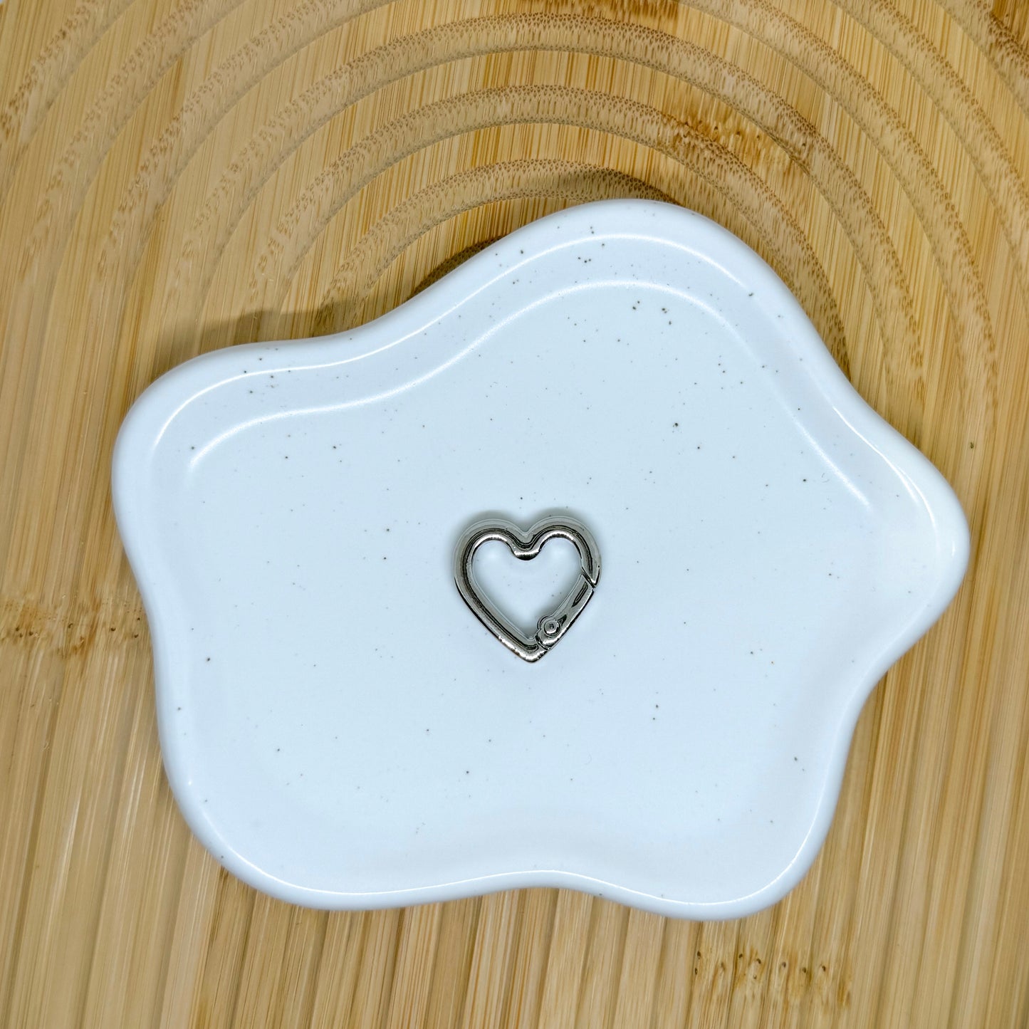 Silver Heart Clasp