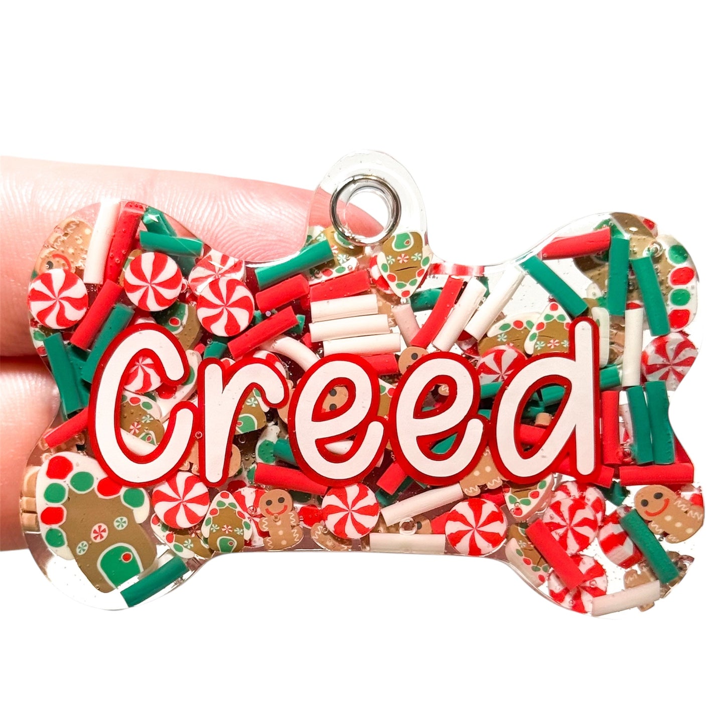 Santa Gingerbread Mix Tag