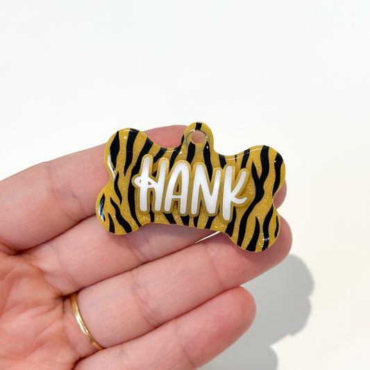 Tiger Print Tag