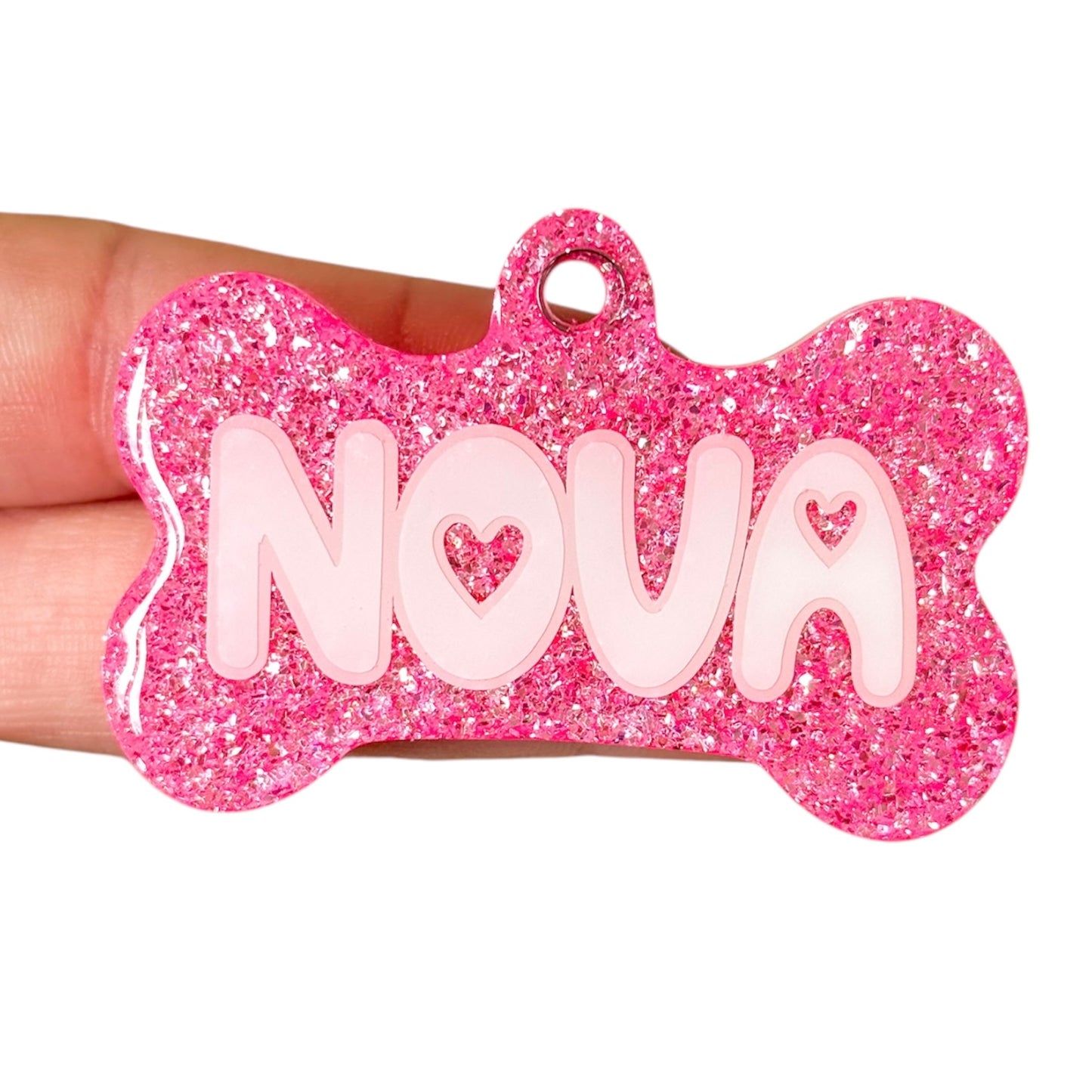 Pinky Promise Glitter Tag