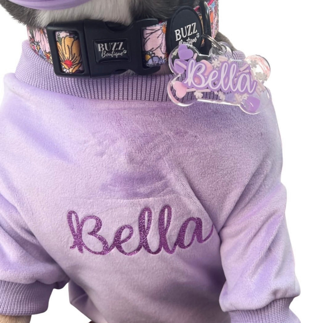 Custom Velour Sweater