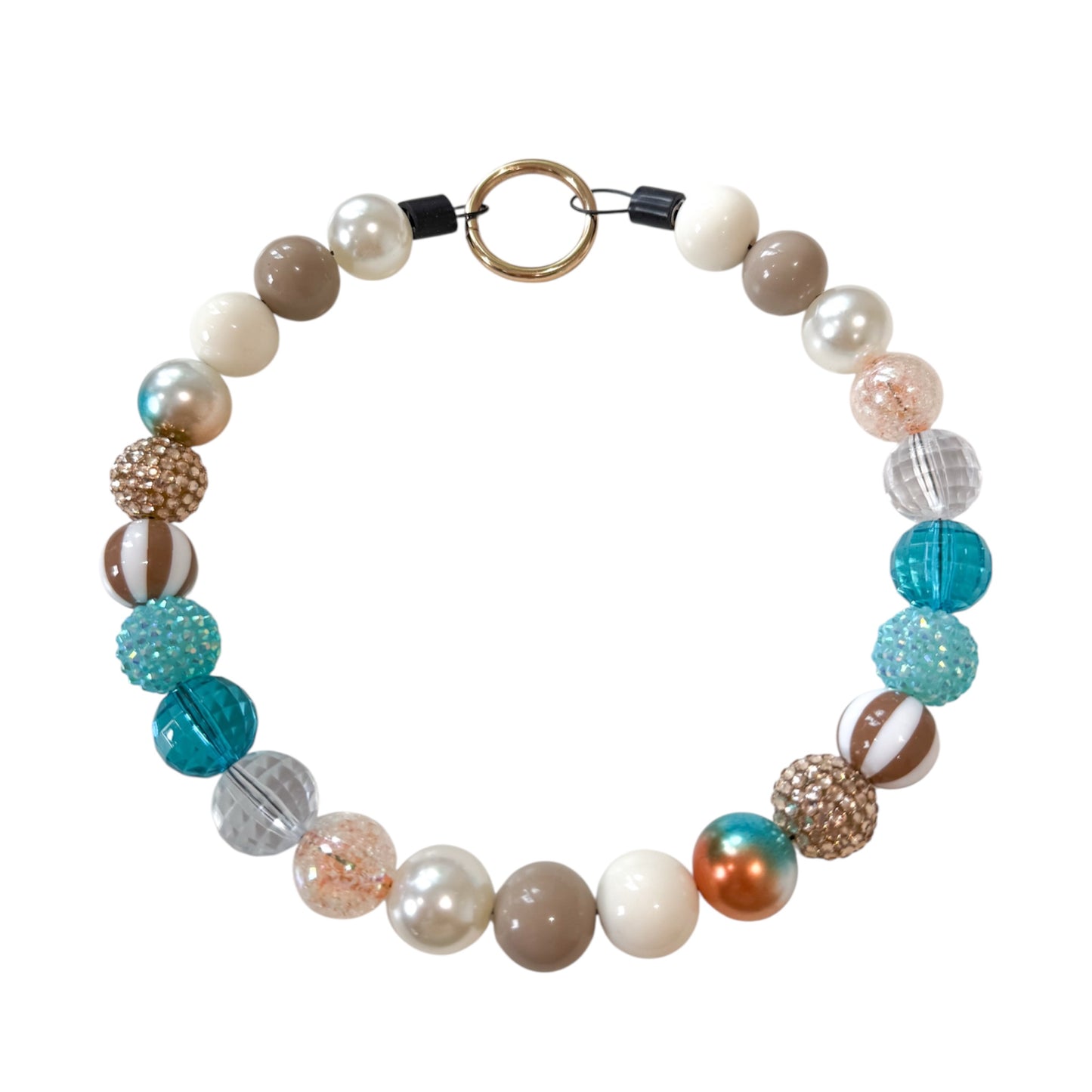 Caramel Tide Beaded Collar