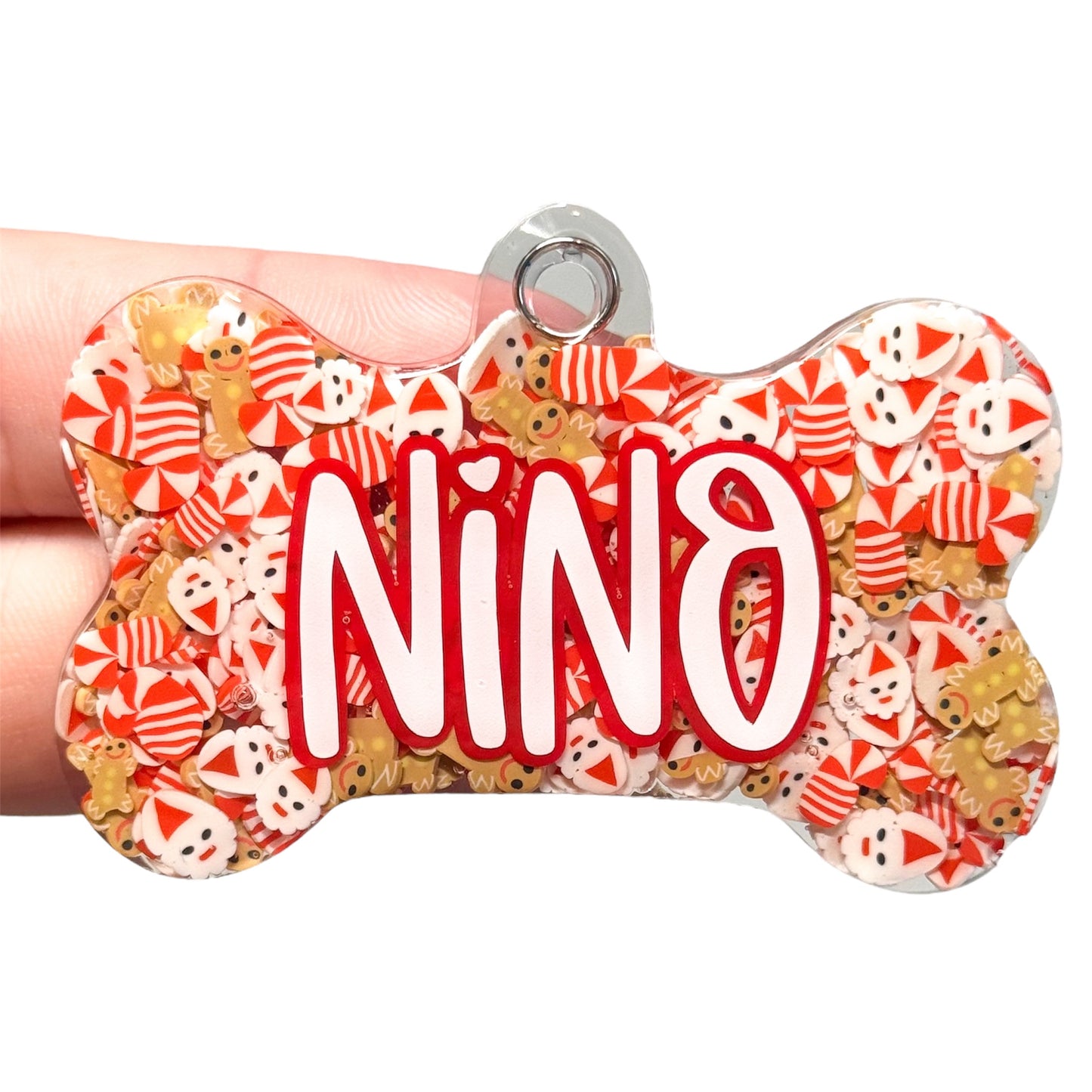 Santa Gingerbread Tag
