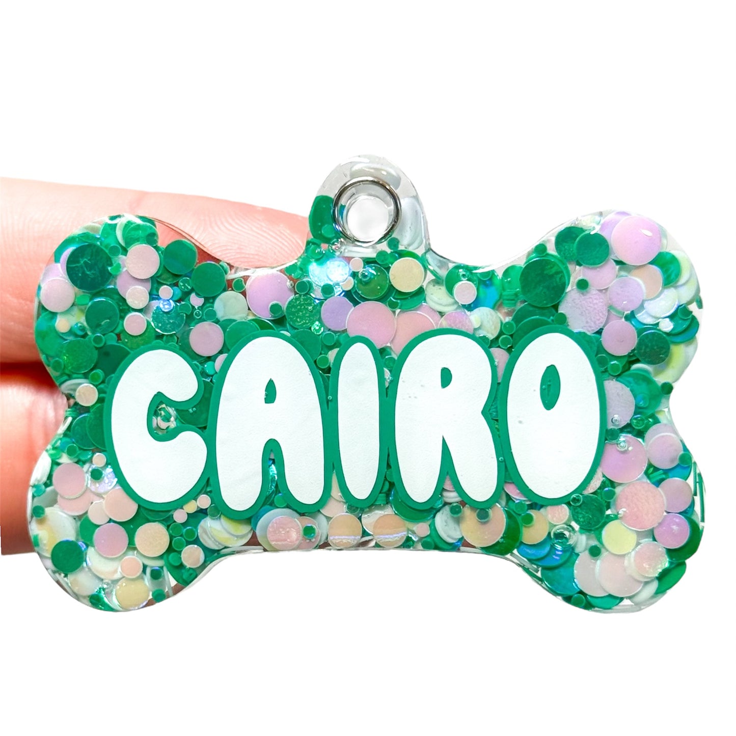 Green Dot Mix Tag