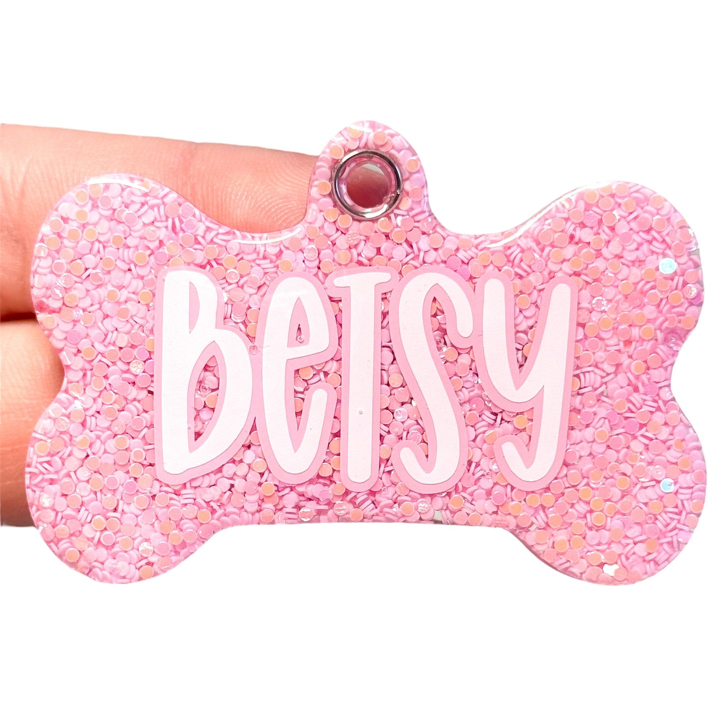 Mini Pink Dot Tag