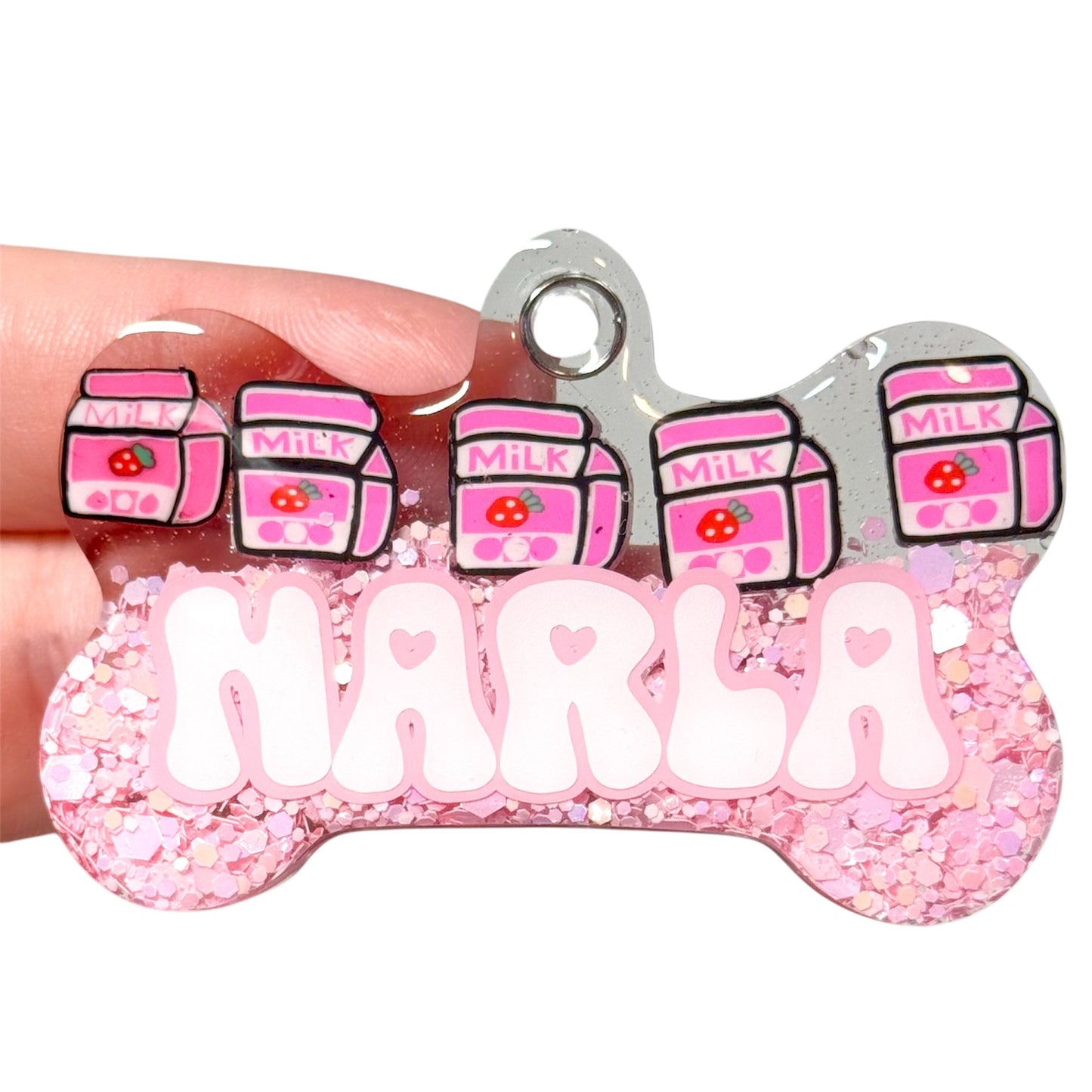 Pink Milk Tag