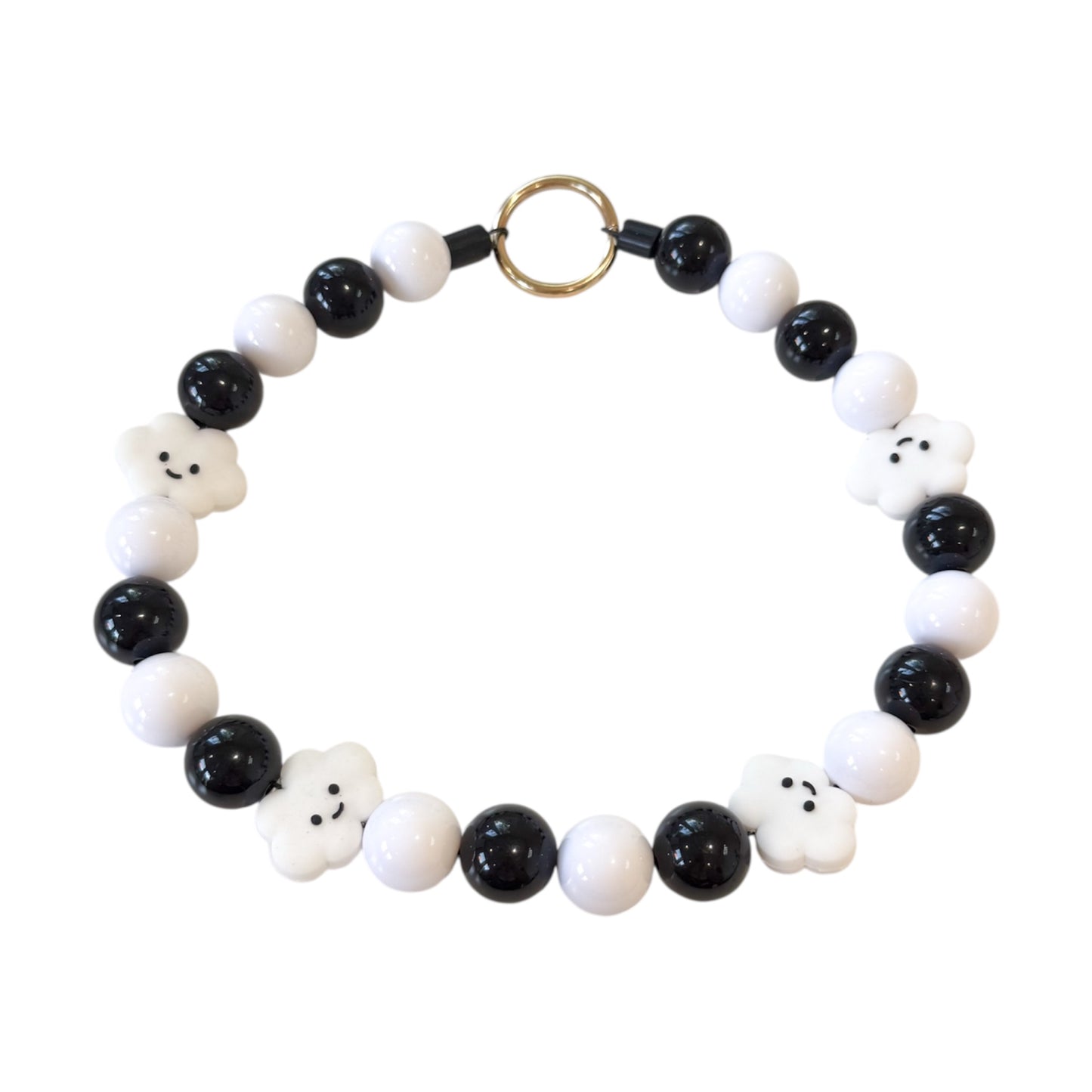 Up In The Clouds Beaded Collar