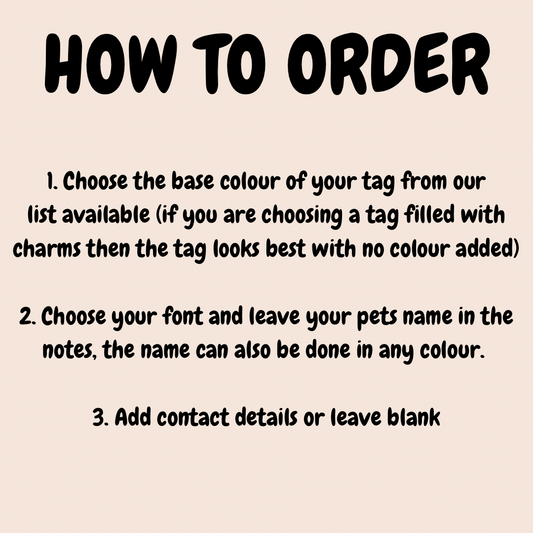 Custom Cat ID Tag