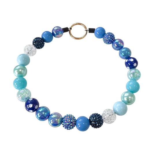 Blueberry Crush Beaded Collar