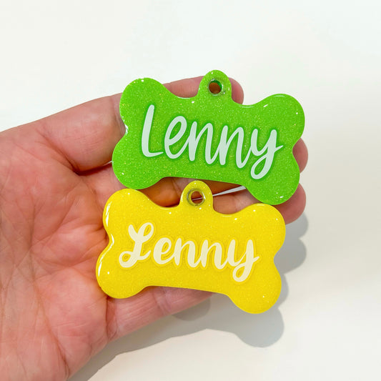 Plain Colour Dog Tag