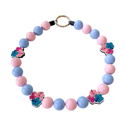 Sweet Peony Beaded Collar