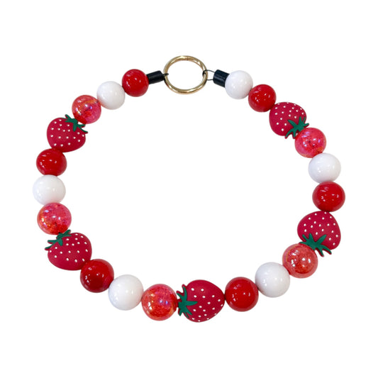 Berry Sweet Beaded Collar