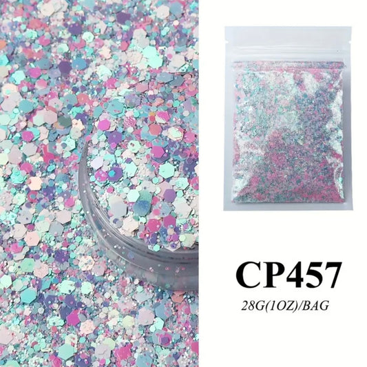 Super Nova Glitter Tag