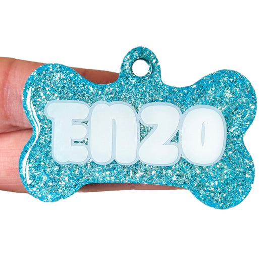 Ice Blast Glitter Tag