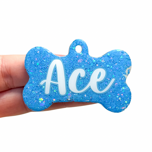 Macaroon Blue Tag