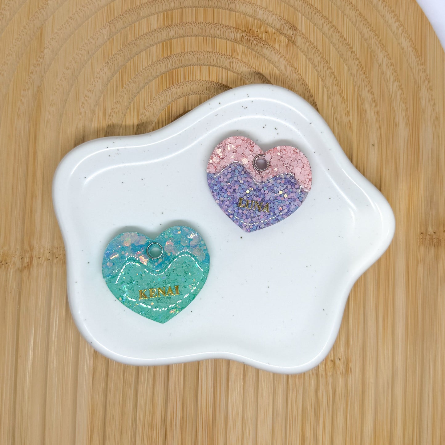 Drip Heart Tag