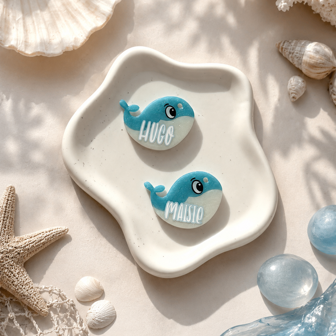 Whale Dog Tag
