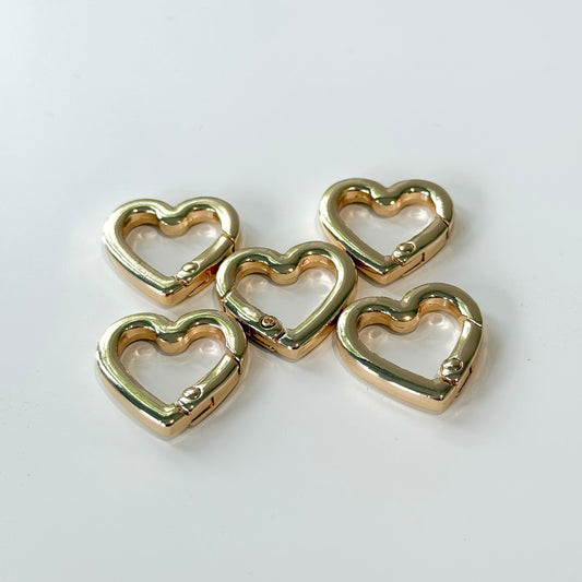 Gold Heart Clasp