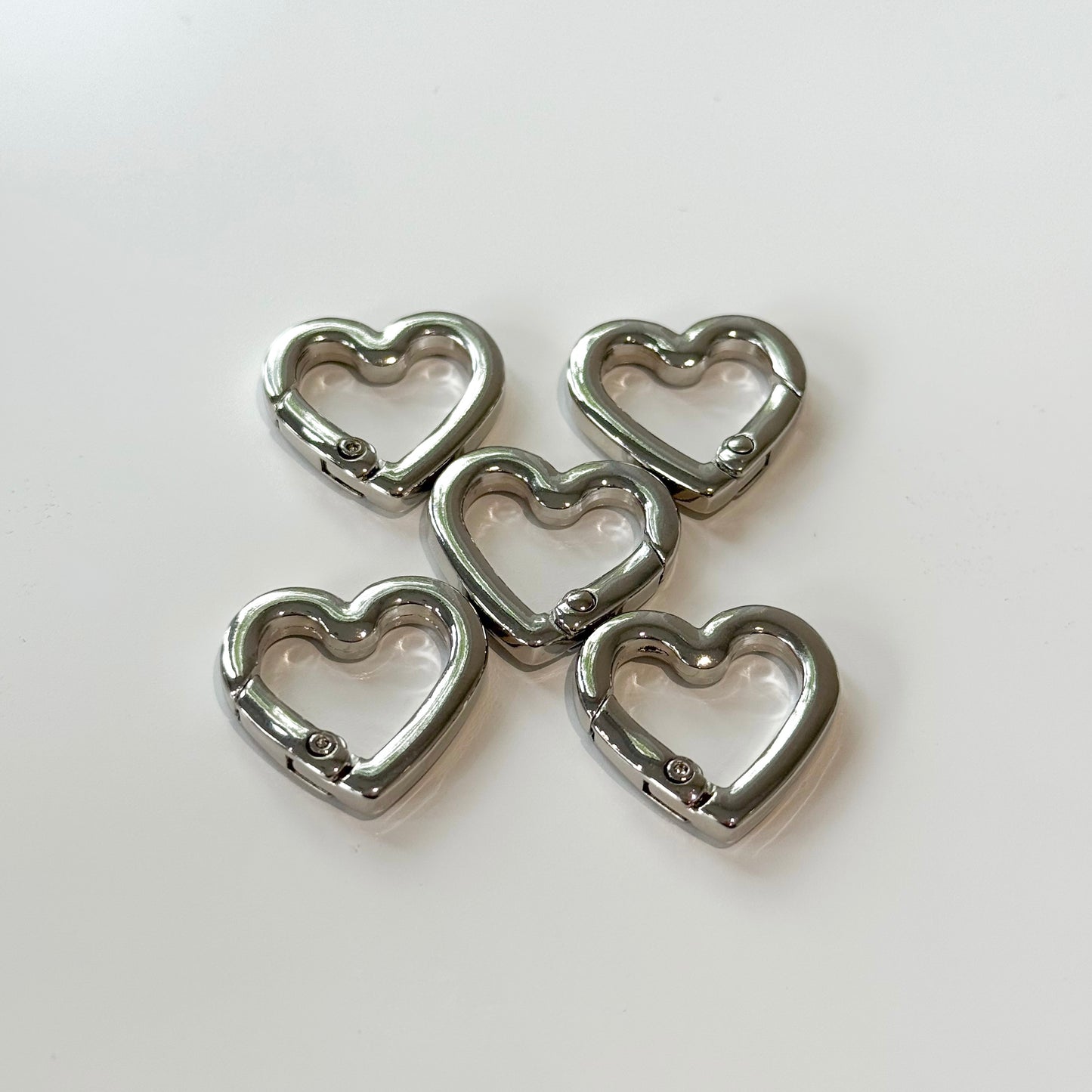 Silver Heart Clasp