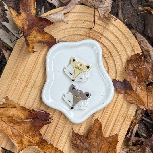 Fox Dog Tag