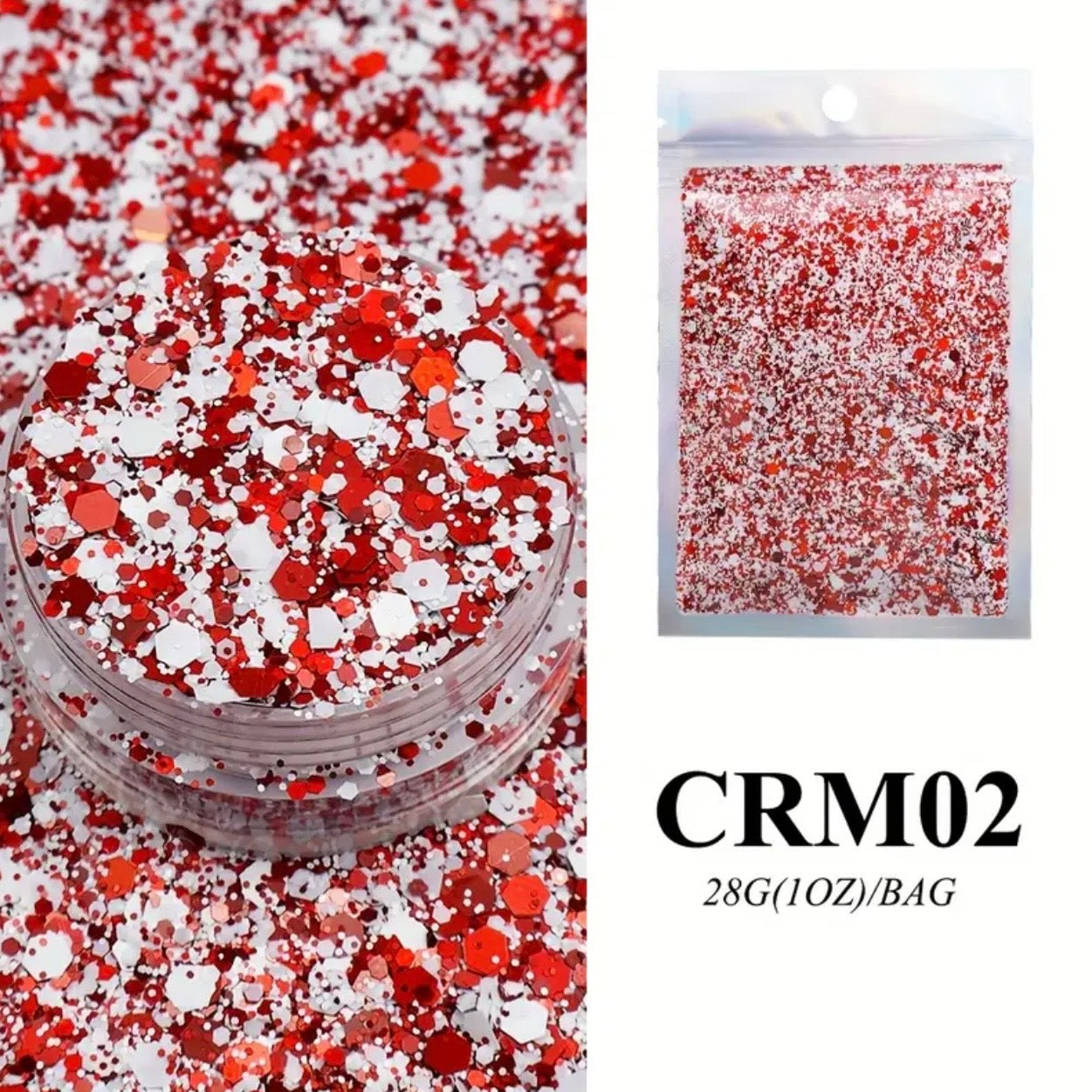 Red Confetti Tag