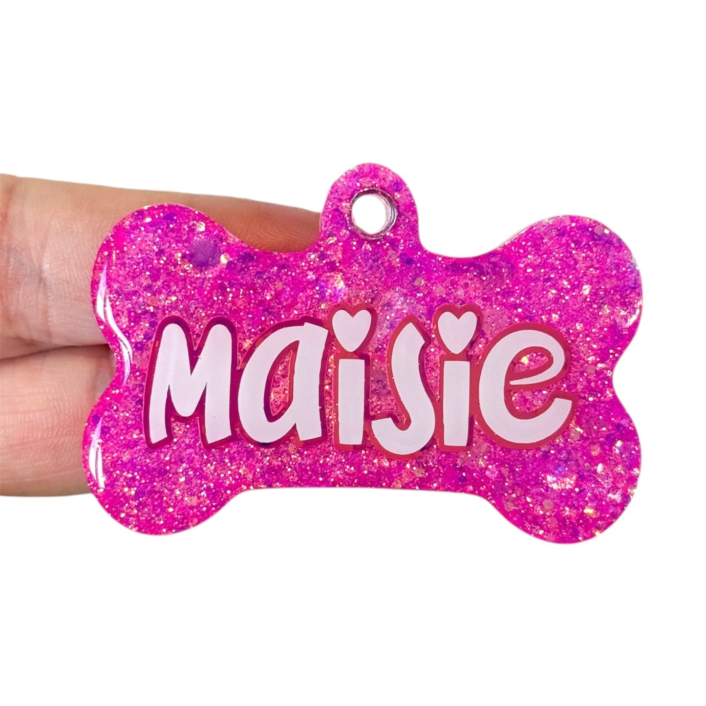 Pink Shimmer Tag