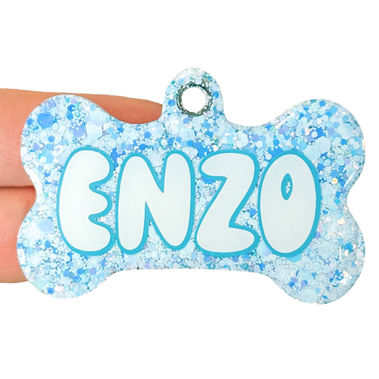 Enzo Glitter Tag