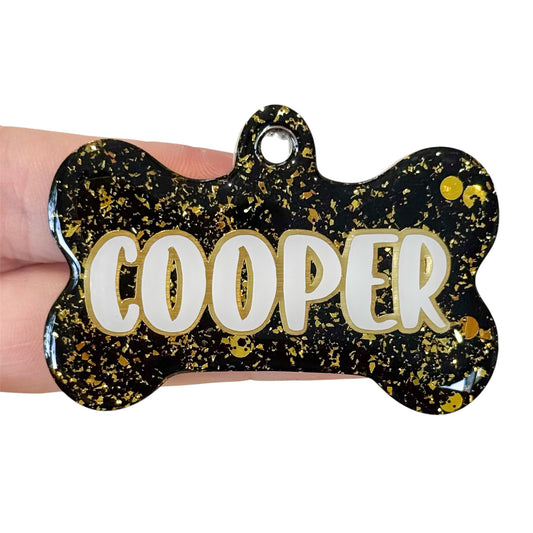 Black & Gold Mix Tag